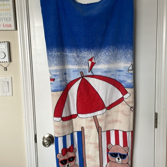 Vintage teddy towel - Picture 2 of 8